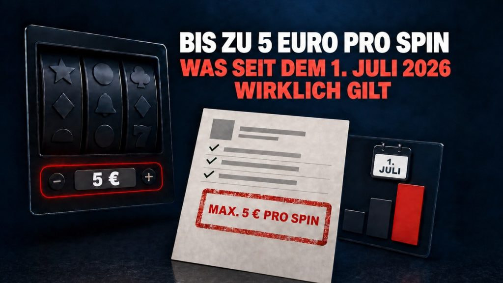 5 Euro pro Spin: Was seit dem 1. Juli wirklich gilt