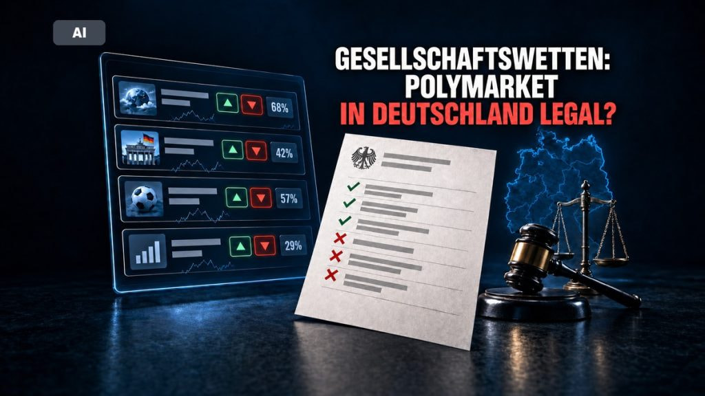 Gesellschaftswetten und Prognosemärkte: was in Deutschland gilt